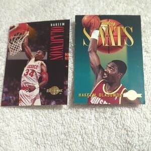 🏀1994-95 Skybox Hakeem Olajuwon Lot Of 2 #333 & # 62